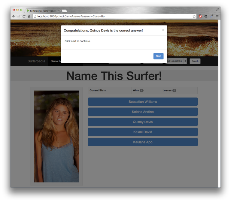Cool New Feature: Name The Surfer!